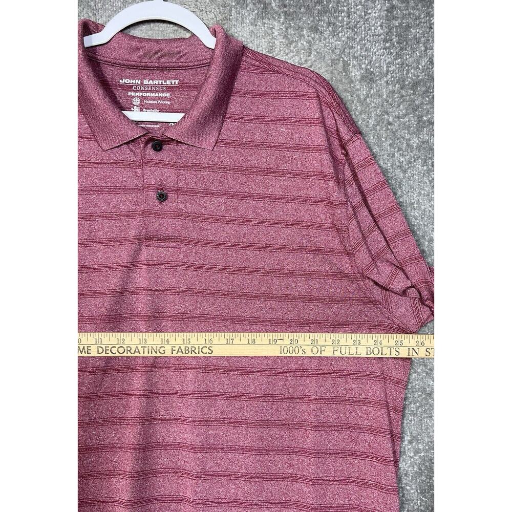 John Bartlett Consensus Performance Polo Shirt Me… - image 5